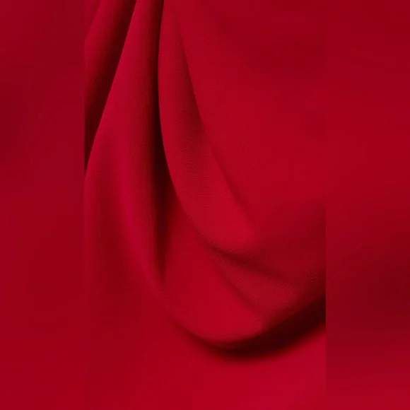 New! MONSE Draped Asymmetric Slip Tank Dress‎ in Crimson Sz 12 $1,190